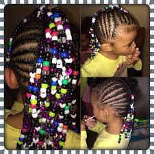 Cornrows Mohawk Beads Toddler Hairstyles Mixed Braided Mohawk Hairstyles Little Girl Braids Hair Styles