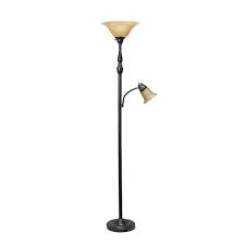 Amber Torchiere Floor Lamp