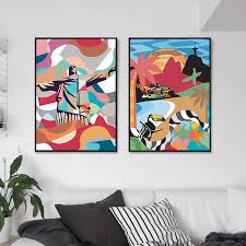 It also provides complete transcripts for featured advertisements, summari. Wall Art Canvas Painting Abstract Brazil Posters And Prints Canvas For Living Room Cartoon Wall Picture Modern Room Home Decor Painting Calligraphy Aliexpress