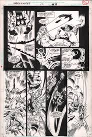 Moon Knight 50 p.11 - All Thor Battle Page - 1993 by James Fry