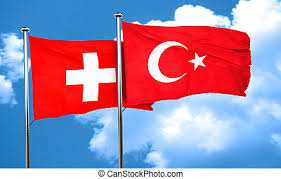 In baku werden erneut zahlreiche türkische anhänger erwartet. Turkei Winken Markierung Schweiz Winkende Schweiz Markierungsfahne Canstock