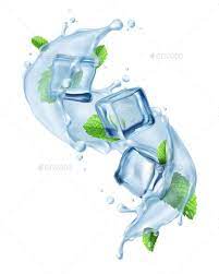 Ice Cube Water Splash Ice Logo Ice Cube Graphic Design Photoshop
