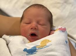 First baby arrives Jan. 2