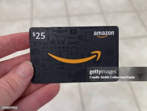 17 Amazon Gift Card Stock Photos and High-Res Images - Getty Images