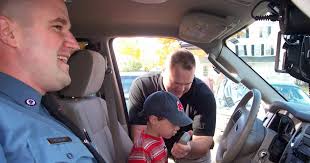 Merrick Public Library, Banister Memorial Hall, 1884: Pre-School visits to  the Brookfield Police Department