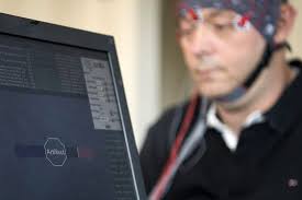 Eric Anselmo Wearing Electrode Skull Cap Editorial Stock Photo
