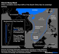 Chinese ships have maintained a presence in waters off a disputed south china sea reef for up to two years, according to a us think tank. U S China Sea War Could Spread To Japan Australia India Bloomberg