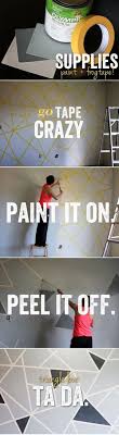 Notes when design wall with tape. 80 Attractive Diy Wall Art Ideas For Living Room