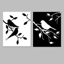 Black And White Bird Pictures Black And White Bird Art Black And White Bird Prints Set Of Etsy In 2020 Bird Prints Bird Wall Art Bird Art