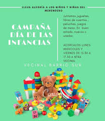 Celebramos el día de las infancias. Barrio Sur Campana Del Dia De Las Infancias Sunchaleshoy