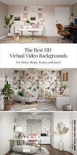 Zoom Backgrounds Backdrop Office Background Microsoft Etsy Office Background Cozy Home Office Living Room Designs