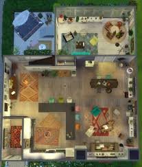 Maison Boheme Chic Plan Rez De Chaussee Maison Sims Maison Sims 3 Sims 4 Maison