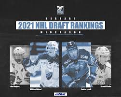 The expansion kraken will select second. Ferrari 2021 Nhl Draft Rankings Midseason Dobberprospects
