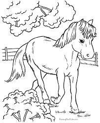 Horses To Print And Color 022 Horse Coloring Pages Horse Coloring Farm Coloring Pages