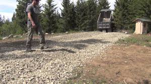 How to make a gravel driveway step 1: Gravel Driveway Youtube