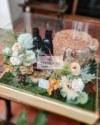 Decoration By Atehouse Seserahan Seserahan Hantaran Sangjit Flower Wedding Engagement Decoration Gift Gifttrays Souvenir Pernikahan Pernikahan Hiasan