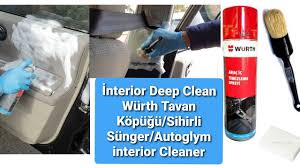 Interior Detailing Wurth Tavan Temizleme Kopugu Sihirli Sunger Autoglym Interior Cleaner Youtube