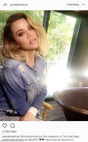 Short messy hairstyles can sometimes cover more of your hairline, especially if you have fine or thinning hair. Khloe Kardashian Shows Off Lob Hairstyle On Instagram Daily Mail Online