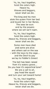 Yo Ho Yo Ho A Pirate S Life For Me Lyrics Pirates Of The Caribbean Yo Ho Steht Zusammen Hisst Die Flagge Zeigt Sie Soll N Sie Uns Verdammen Doch Wir Sterben Nie Pirates Of The Caribbean Pirates Pirate Life