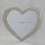 Heart wall mirror