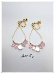 악세사리 おしゃれまとめの人気アイデア pinterest becky jang 手作り イヤリング ビーズ イヤリング 手作り ピアス 100均
