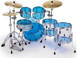 Remo Powerstroke P3 Colortone Blue Bass Drumhead 22 Inch With Port Hole Sweetwater