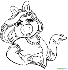 In this beautiful coloring page, miss piggy is walking on a tightrope! Pin On Coloring Pages
