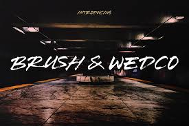 Brush Wedco Font 1001 Fonts