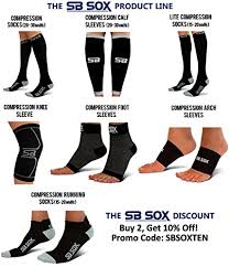 sb sox compression socks 20 30mmhg for men women best