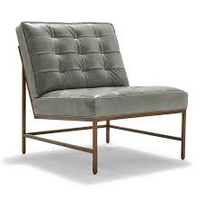 Major Leather Chair Satin Brass Finish Mitchell Gold Bob Williams Leather Chair Chair Fabric Accent Chair