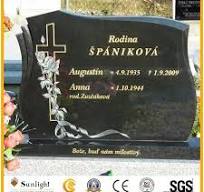 China G603 Grey Granite Tombstone in Romania, Ireland Style ...