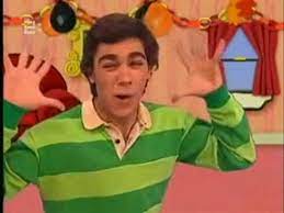 En 1995, burns audicionó para las pistas de blue, pensando que era otro papel de voz en off. Pistas Da Blue A Festa De Mascaras Da Blue 3 De 3 Video Dailymotion