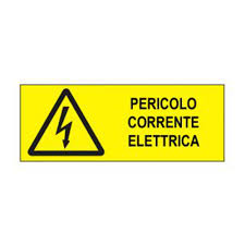 Curent — corrente, corrente elettrica … mini vocabolario milanese italiano. Cartello In Alluminio Pericolo Corrente Elettrica Acquista Al Miglior Prezzo