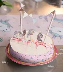 Decoration Gateau D Anniversaire Fille Luxury 6 Decorations De Gateau Anniversaire Fille Licorne Rose En 2020 Decoration Gateau Gateau Anniversaire Gateau Licorne