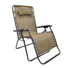 2 pack zero gravity chair, folding lounge reclining w/shade canopy deck chaise with adjustable headrest pillows, cup holder tray and carry rope for lawn poolside backyard patio, beach camping (black) 4.0 out of 5 stars 46. Caravan Sports Oversized Zero Gravity Chair Beige Sam S Club