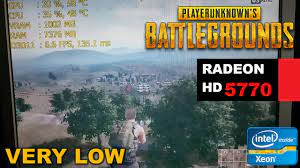Hd 5770 6770 1gb Playerunknown S Battlegrounds Very Low Settings Youtube