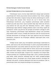 Apa itu proses tumbesaran & perkembangan kanak kanak? Perkembangan Fizikal Kanak Kanak Pdf