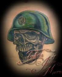 See skull helmet stock video clips. Helmet Skull With Army Helmet Tattoo