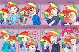 Pinkie pie x rainbow dash ship name. 673373 Safe Artist Megaimpact Pinkie Pie Rainbow Dash Bubble Berry Dashblitz Doing Loving Things Female Male Meme Rainbow Blitz Rule 63 Self Ponidox Selfcest Shipping Straight Derpibooru