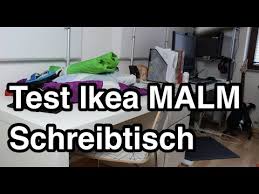 Kostenlose lieferung für viele artikel! Test Ikea Malm Schreibtisch Schreibtisch Test Youtube