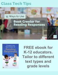 15 Ways To Use Book Creator For Reading Responses Class Tech Tips Reading Response Book Creator Reading Motivation