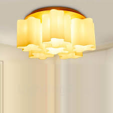 It's a great source of downlight, but may not be the best option for task lighting. 6 Light Modern Contemporary Flush Mount Ceiling Lights With Glass Shade For Bathroom Living Room Study Kitchen Bedroom Dining Room Bar Lightingo Co Uk