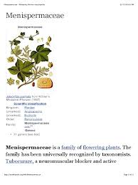 Image result for Menispermaceae
