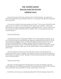 This page is for those of you taking your exams in 2014 or 2015. Answer Sample Of Spm Directed Writing Speech