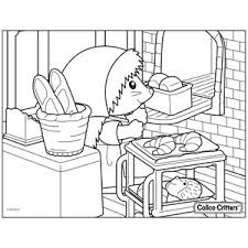 Sylvanian families004 printable coloring pages. Coloring Calico Critters