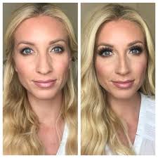 One is with makeup, the. Nose Contour