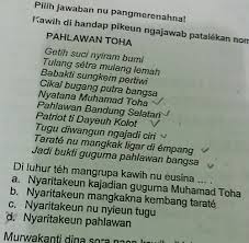 We did not find results for: Pahlawan Toha Getih Suci Nyiram Bumi Tulang Setra Mulang Lemah Babakti Sungkem Pertiwi Cikal Brainly Co Id