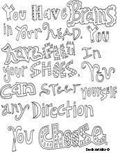 All Quotes Coloring Pages Quote Coloring Pages Color Quotes Dr Seuss Coloring Pages