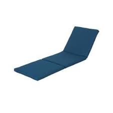 Noble House Caesar Blue Outdoor Water Resistant Chaise Lounge Cushion 41074 The Home Depot In 2020 Lounge Cushions Outdoor Patio Chaise Lounge Chaise Lounge Cushions