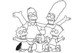 Os simpsons na frente de sua casa. Tabuadas Para Colorir Com Desenho Dos Simpsons Atividades Educativas